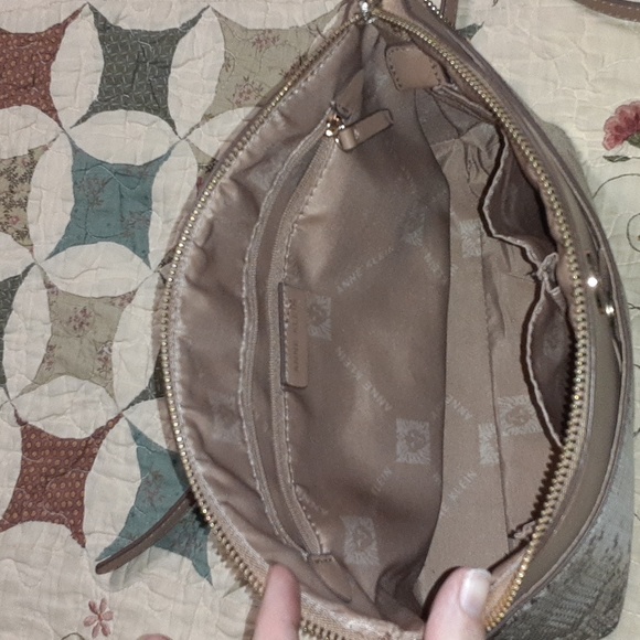 Anne Klein Snake Print Shoulder Bag - Picture 3 of 3